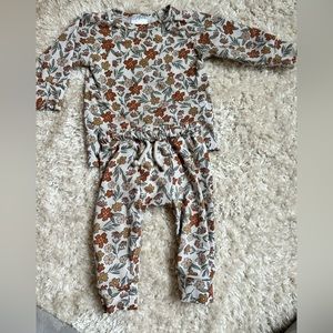 Shop Sova Set 3-6 months floral set
